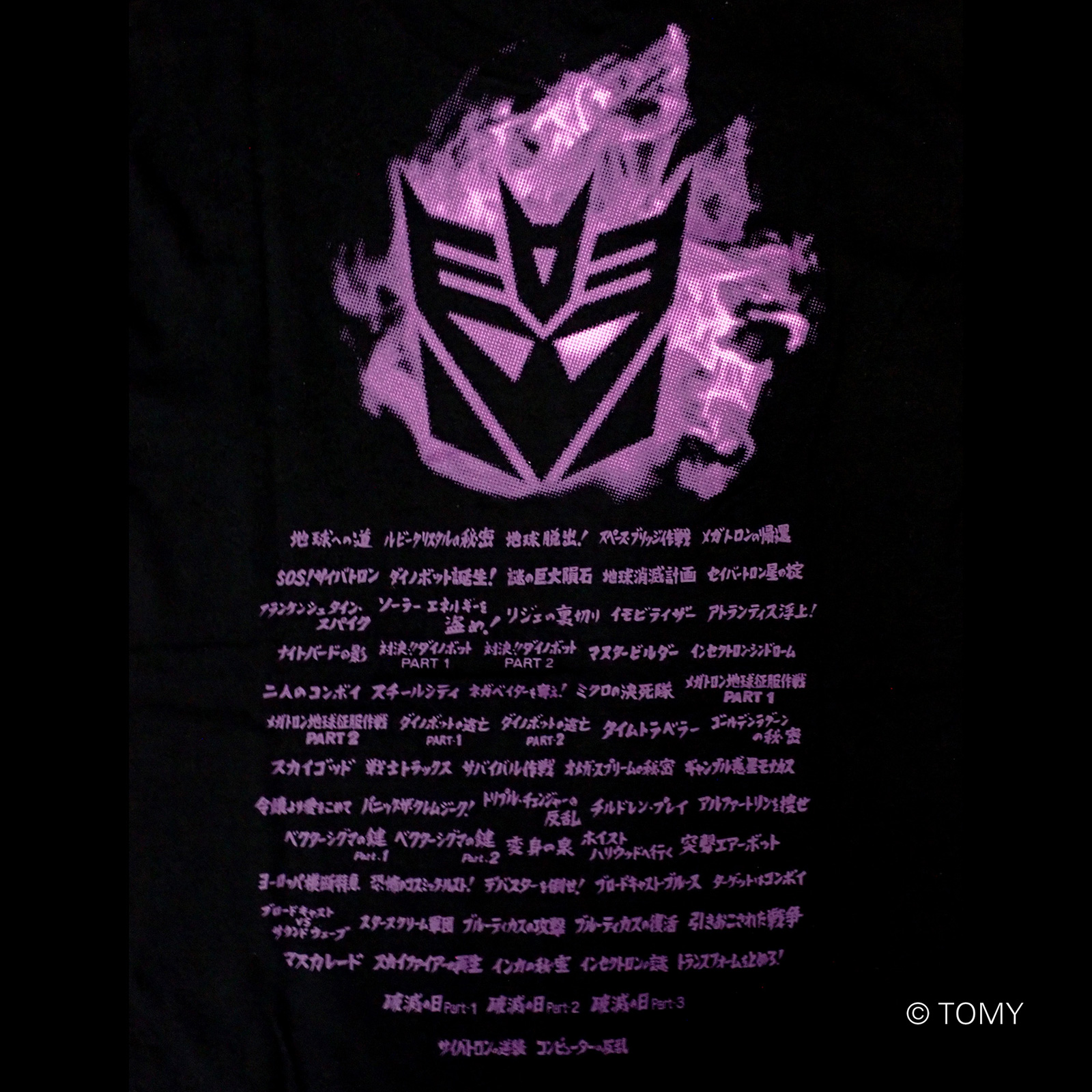 トランスフォーマーライセンスTシャツ02 インシグニア：デストロン